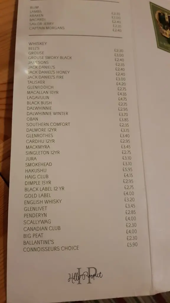 Menu_Rose & Crown_Thorpe le Soken_imagen_1