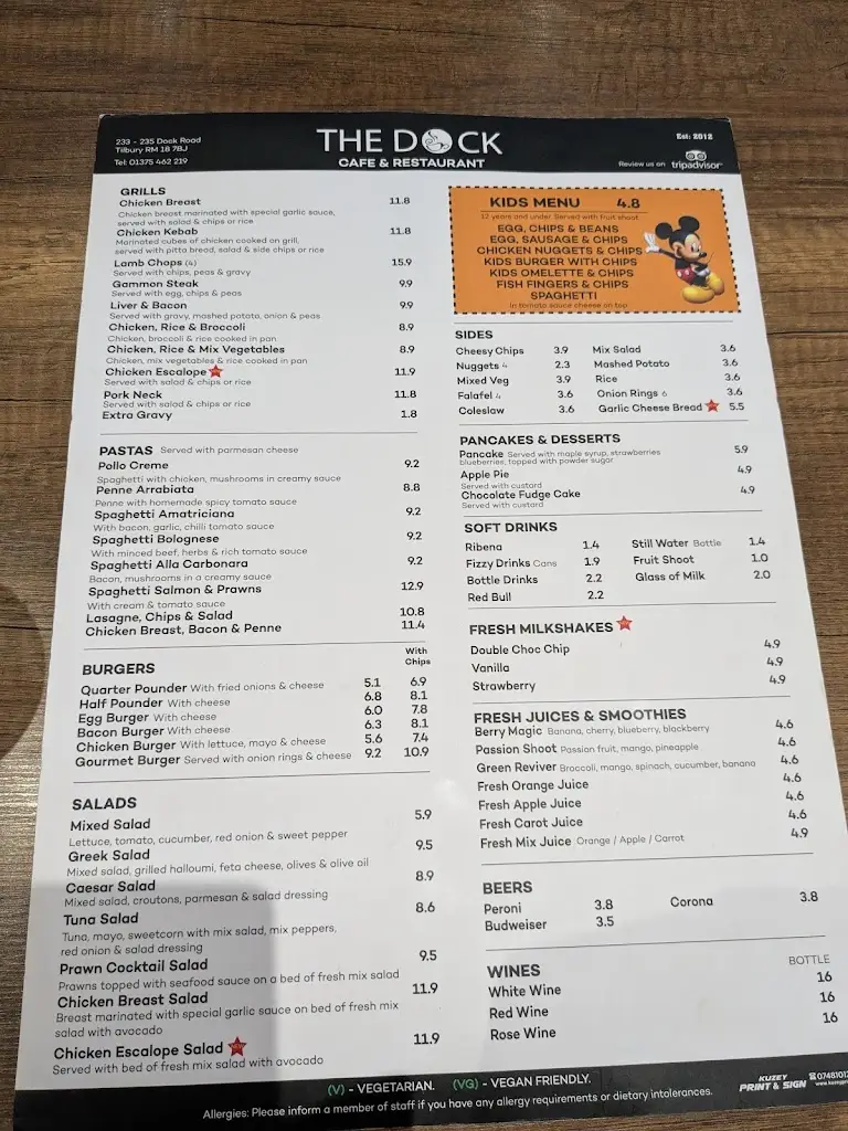 Menu_Dock Cafe_Tilbury_image_1