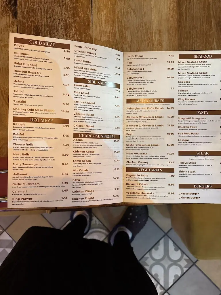 Menu_Babylon Mediterranean Restaurant_Bebington_image_1