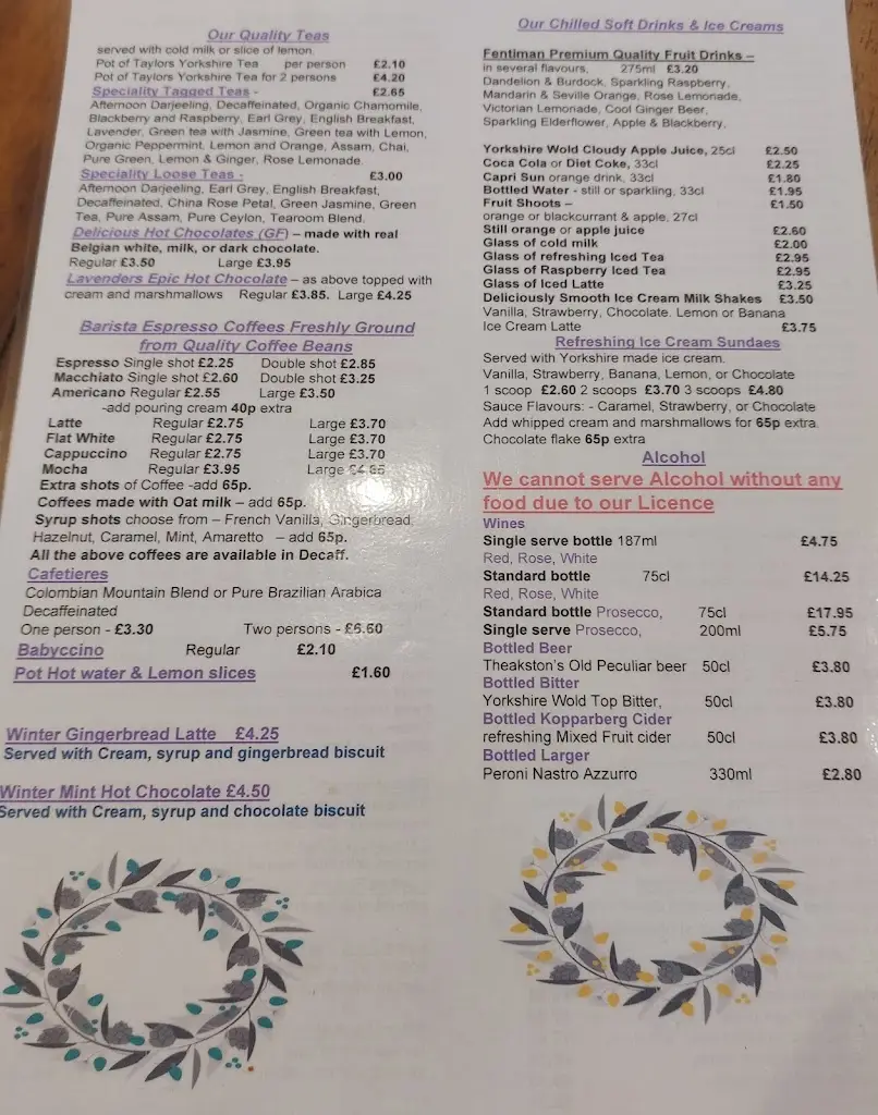 Menu_Lavenders Tea Rooms, Gifts & Takeaway_Thornton Dale_image_2