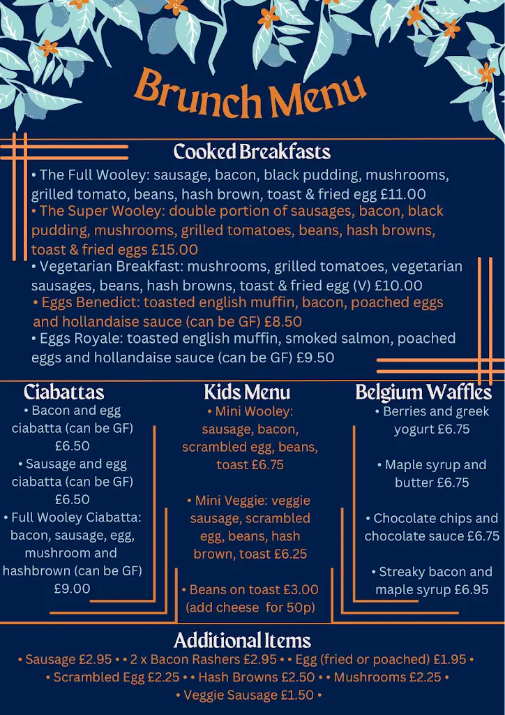 Menu_The Woolpack Inn_Thrapston_image_1