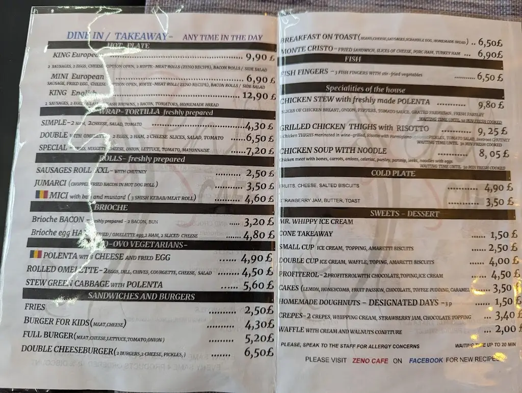 Kevin Roberts_ZENO CAFE_Thrapston_review