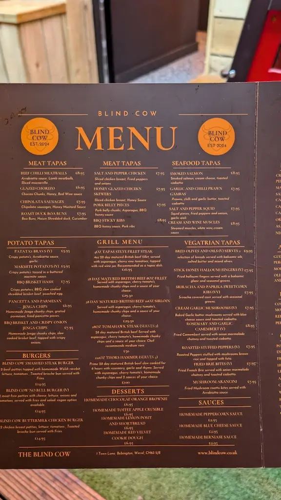 Menu_Blind Cow_Bebington_image_2