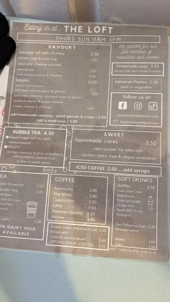 Menu_The Loft - Tea By The Sea_Tollesbury_image_4