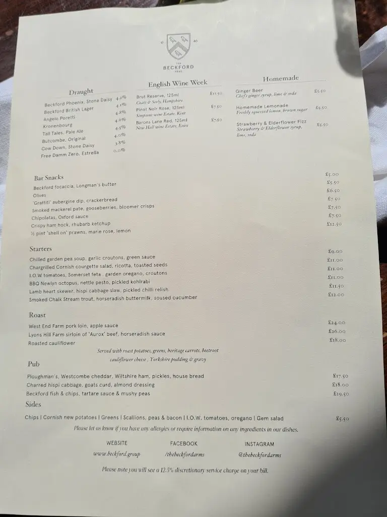 Menu_The Beckford Arms_Tisbury_image_1
