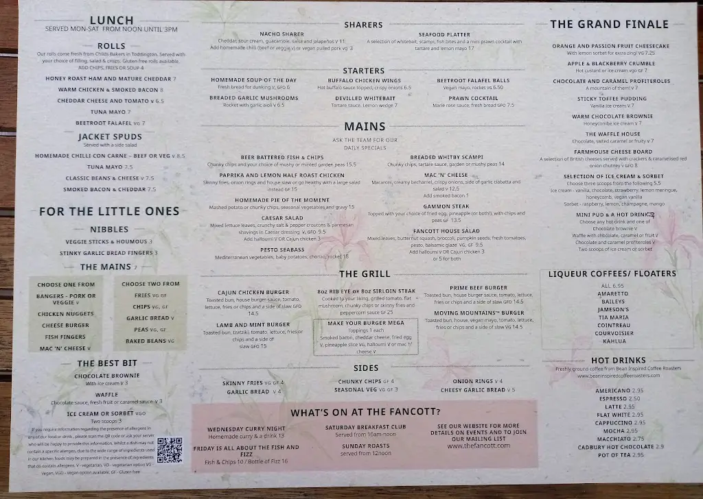 Menu_The Fancott_Toddington_immagine_1