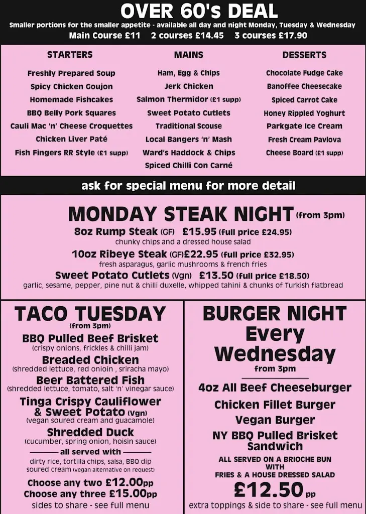 Menu_The Refreshment Rooms_Bebington_immagine_2