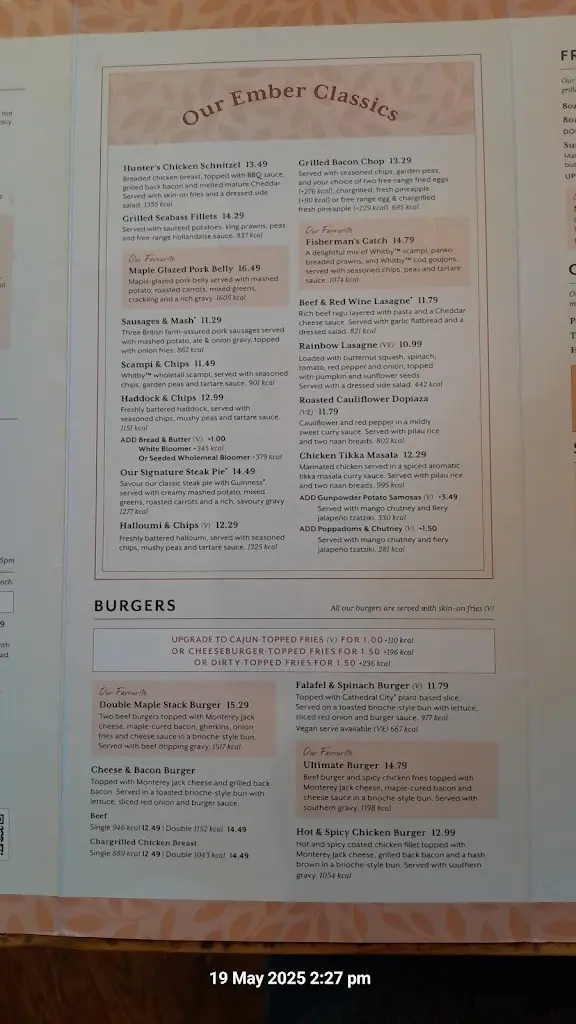 Menu_The Three Stags_Bebington_image_1