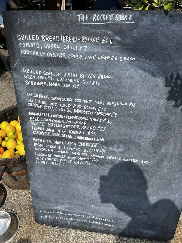 Menu_The Rocket Store_Tintagel_image_2