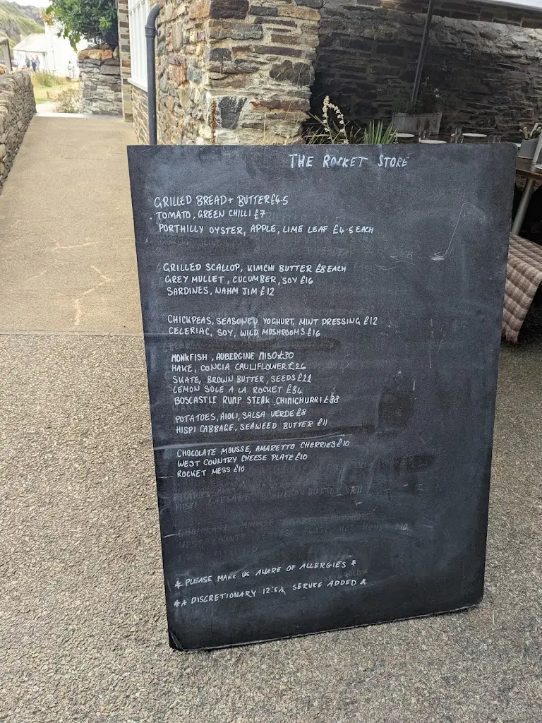 Menu_The Rocket Store_Tintagel_image_4