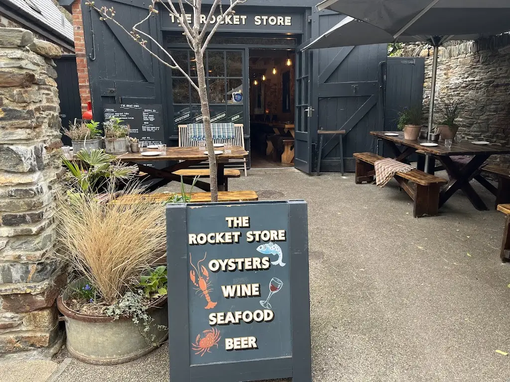 The Rocket Store restaurant in Tintagel