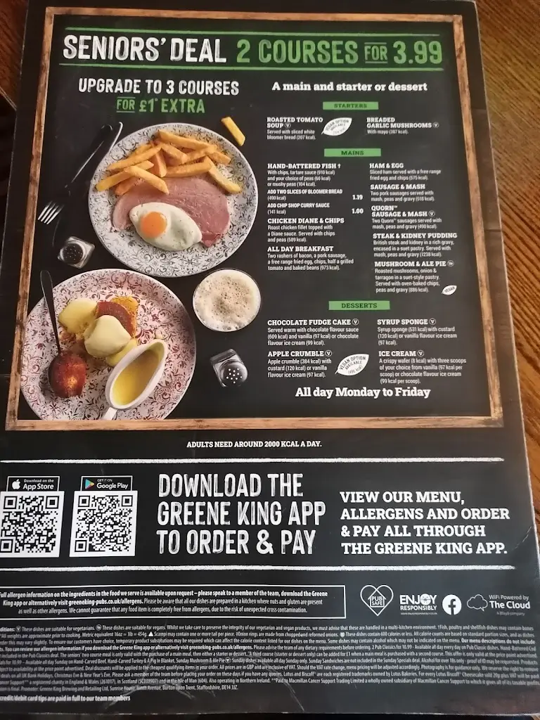 Menu_The Robin Hood_Tottington_image_1