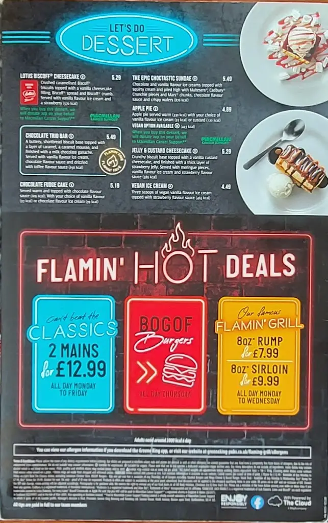 Menu_Bridge Inn_Bebington_imagen_1