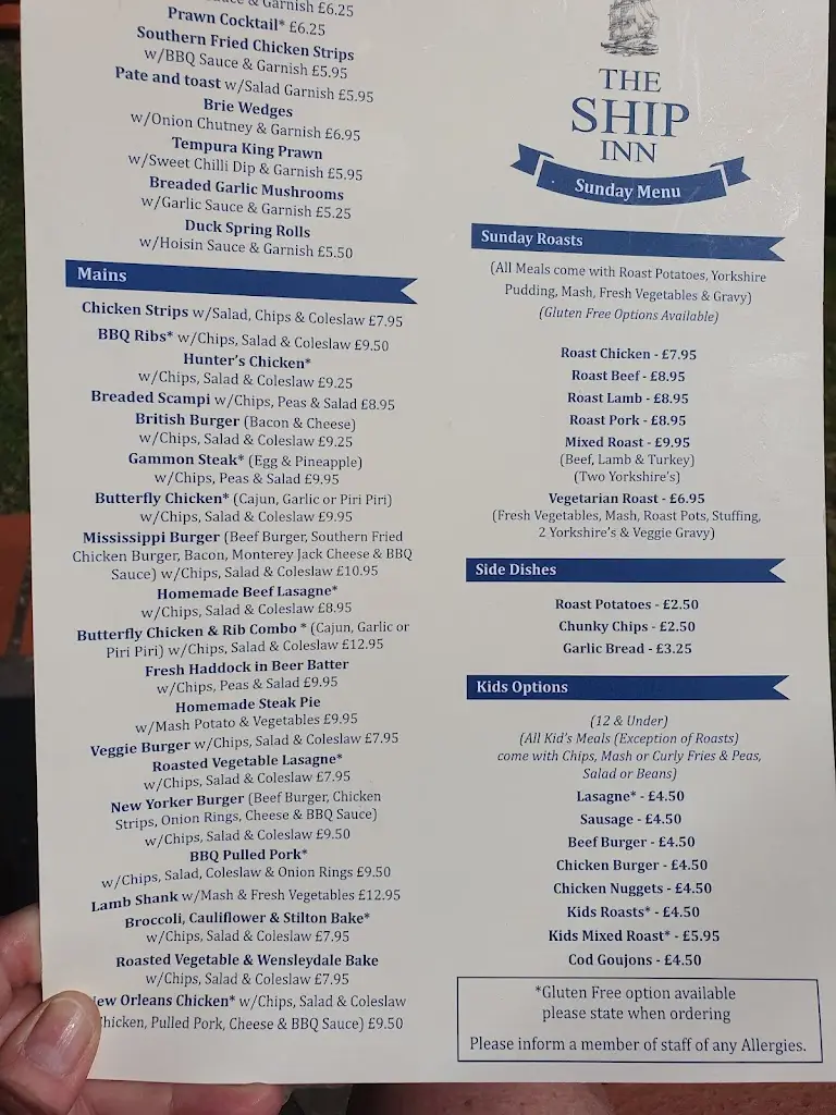 Menu_The Ship Inn_Tiptree_image_2