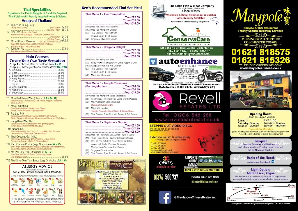 Menu_Maypole Chinese Restaurant_Tiptree_immagine_2