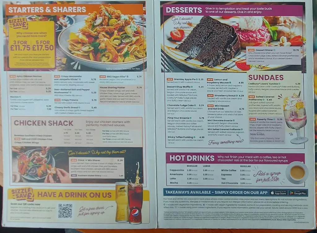 Menu_The Acorn_Bebington_image_2