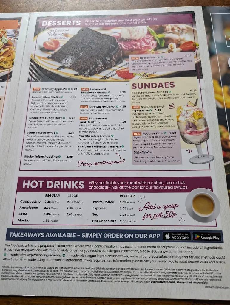 Menu_The Acorn_Bebington_image_3