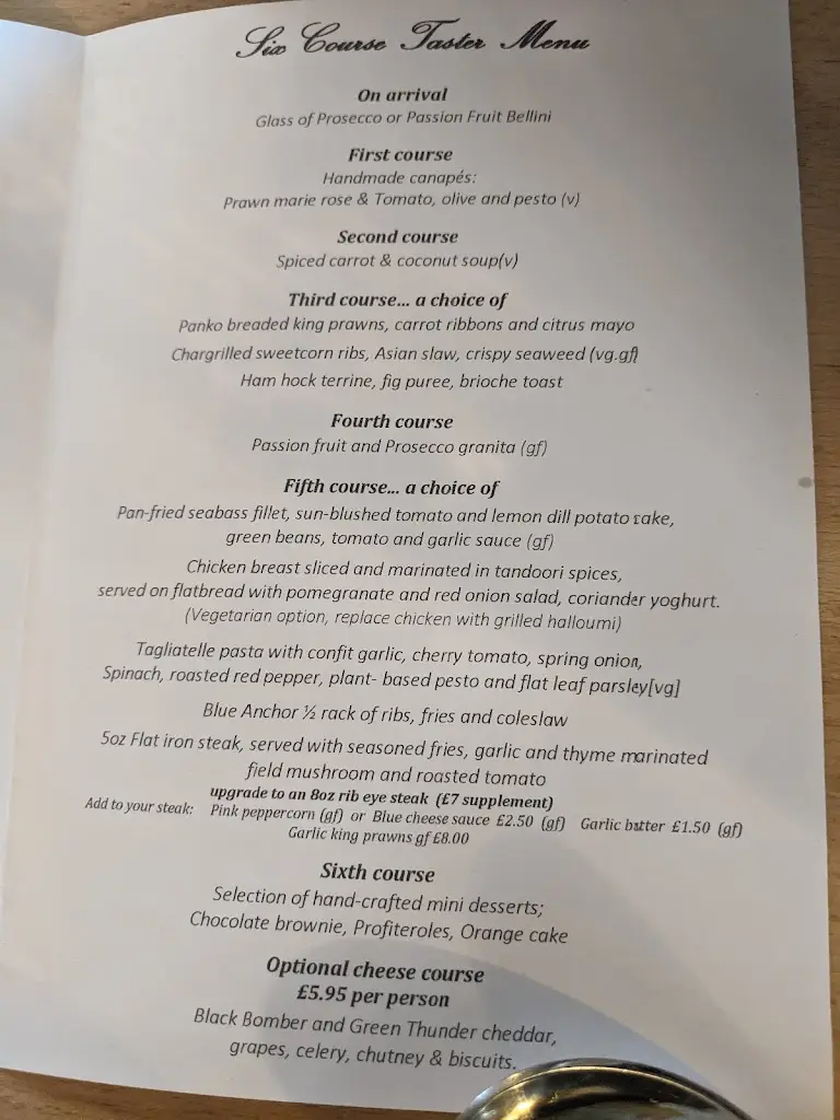 Menu_The Blue Anchor_Tiptree_image_1