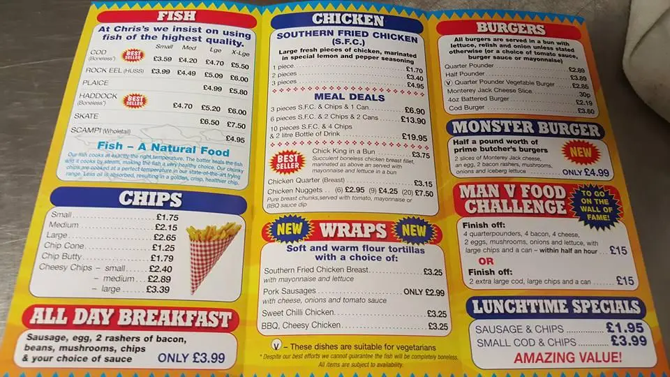 Menu_Chris's Fish Bar_Tiptree_image_1
