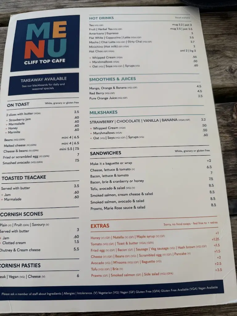 Menu_Cliff Top Café_Torpoint_image_2