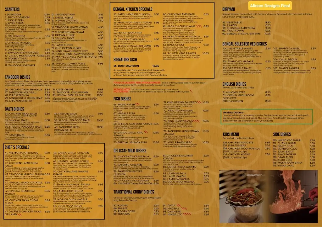 Menu_Bengal Kitchen_Thirsk_image_2