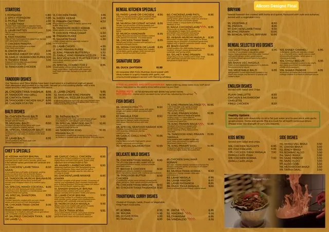 Menu_Bengal Kitchen_Thirsk_image_4