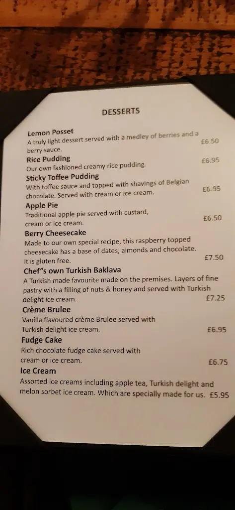 Menü_The Greyhound At Bagby_Thirsk_Bild_2