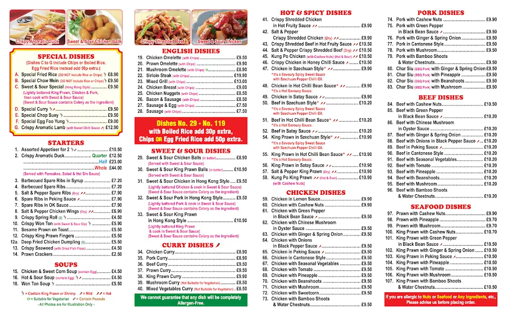 Menü_Hung Moey Chinese Restaurant & Takeaway_Thirsk_Bild_2