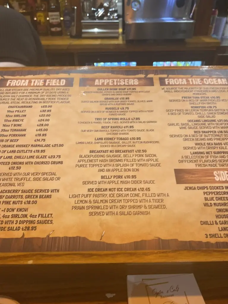 Menu_The Vale of York_Thirsk_immagine_1