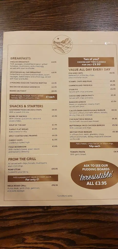 Menu_The Vale of York_Thirsk_immagine_2