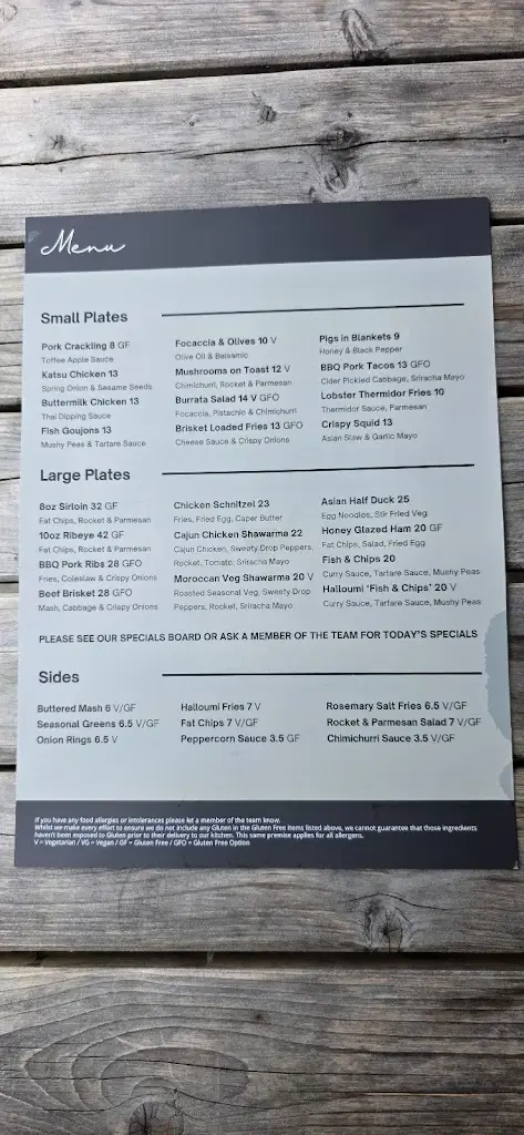 Menu_The Thomas Daniell_Truro_image_3