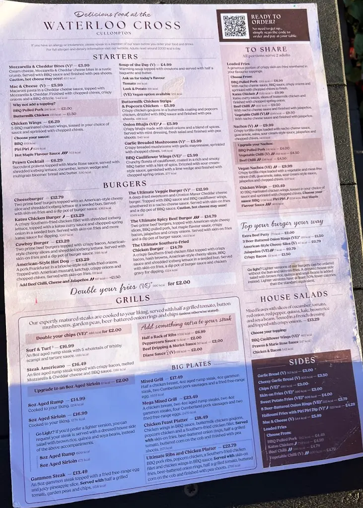 Menu_Waterloo Cross_Uffculme_image_1