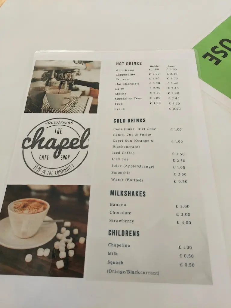 Menu_The Chapel, Café & Shop_Totton_immagine_2