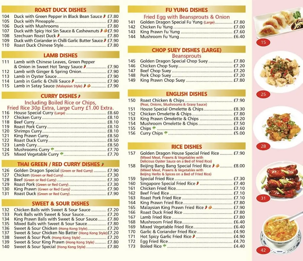 Menu_Golden Dragon_Totton_image_1