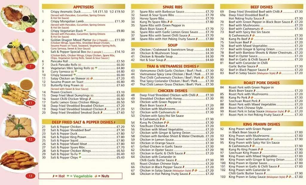 Menu_Golden Dragon_Totton_image_2