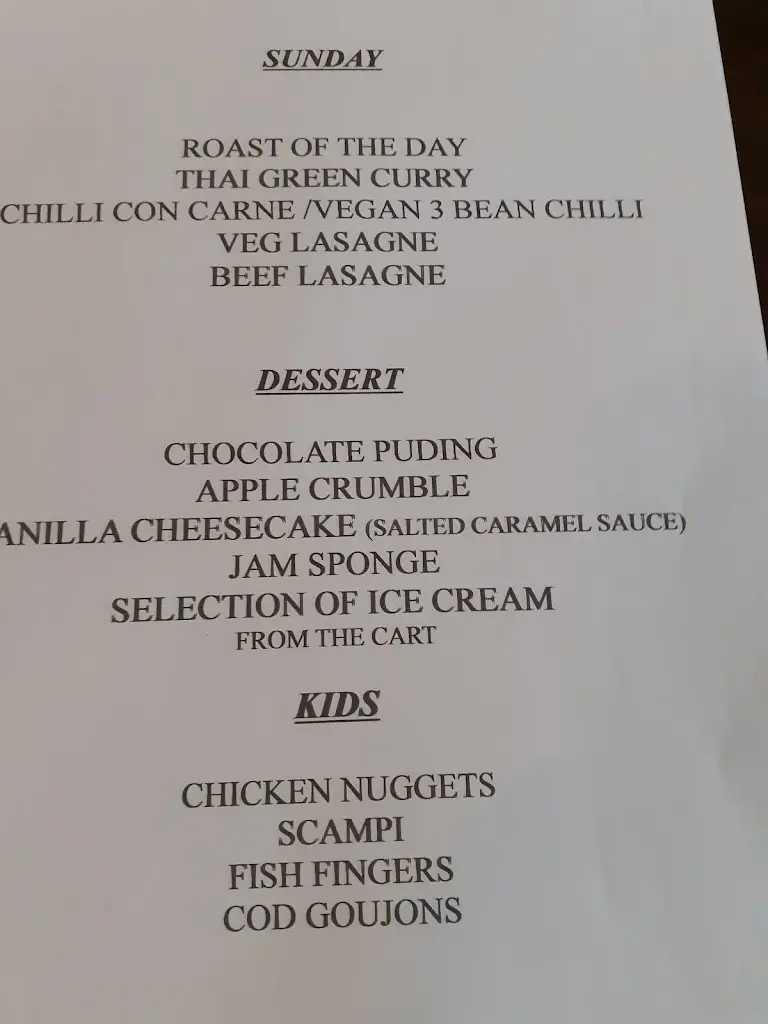 Menu_The Lord Collingwood_Upper Poppleton_image_1
