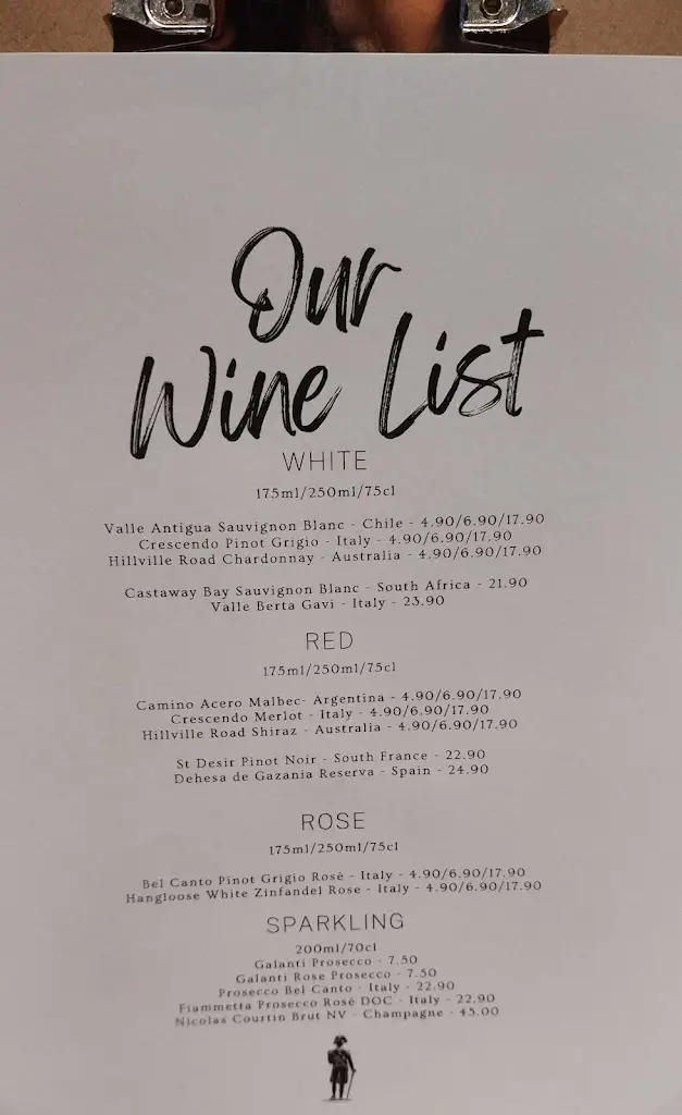 Menü_The Lord Nelson_Upper Poppleton_Bild_1