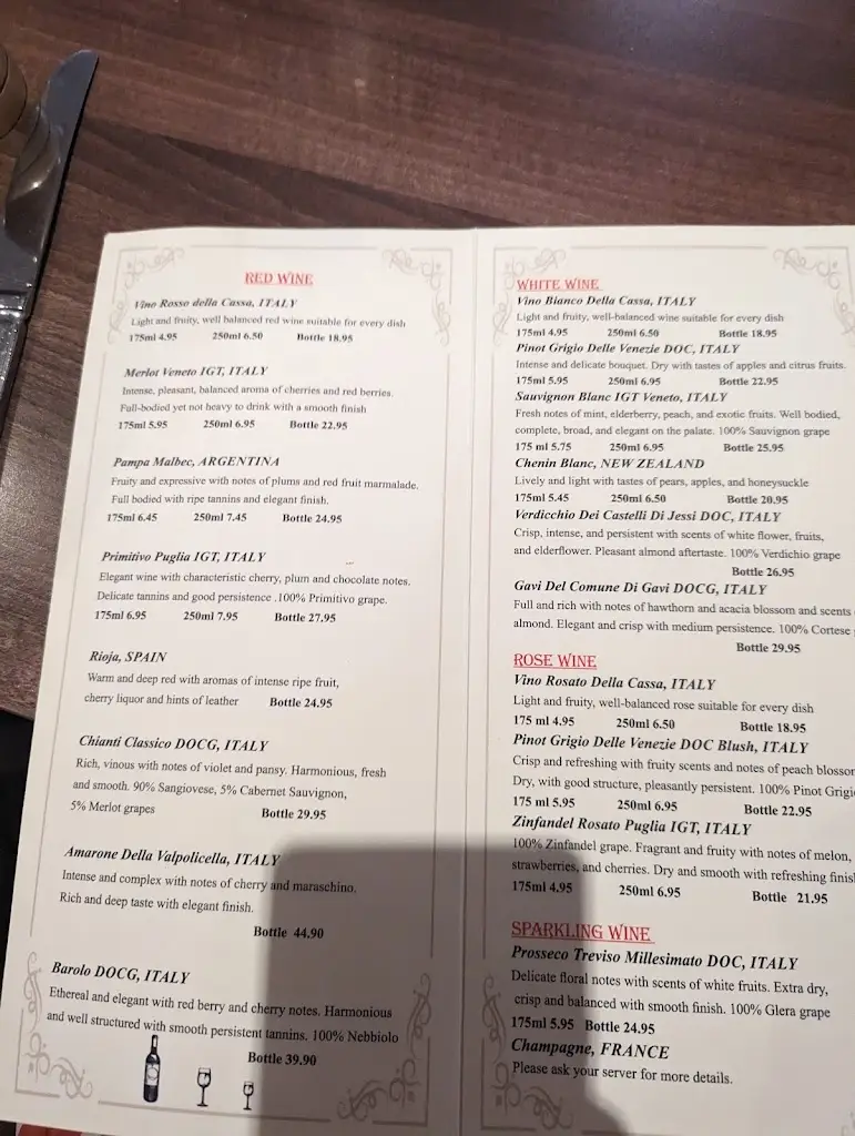 Menu_Al Trullo_Verwood_image_1