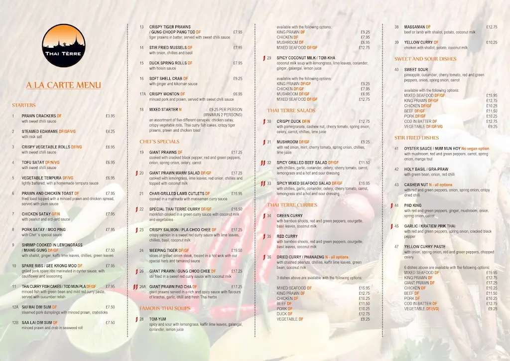 Menu_Thai Terre Restaurant Uckfield_Uckfield_image_2