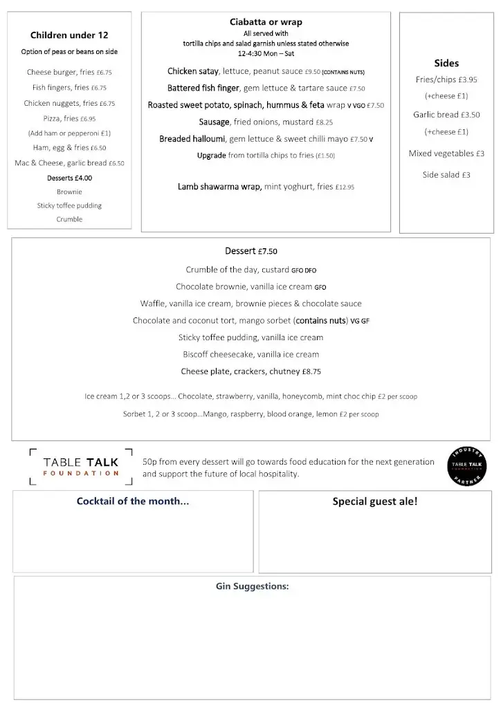 Menu_The Highlands Inn_Uckfield_image_2
