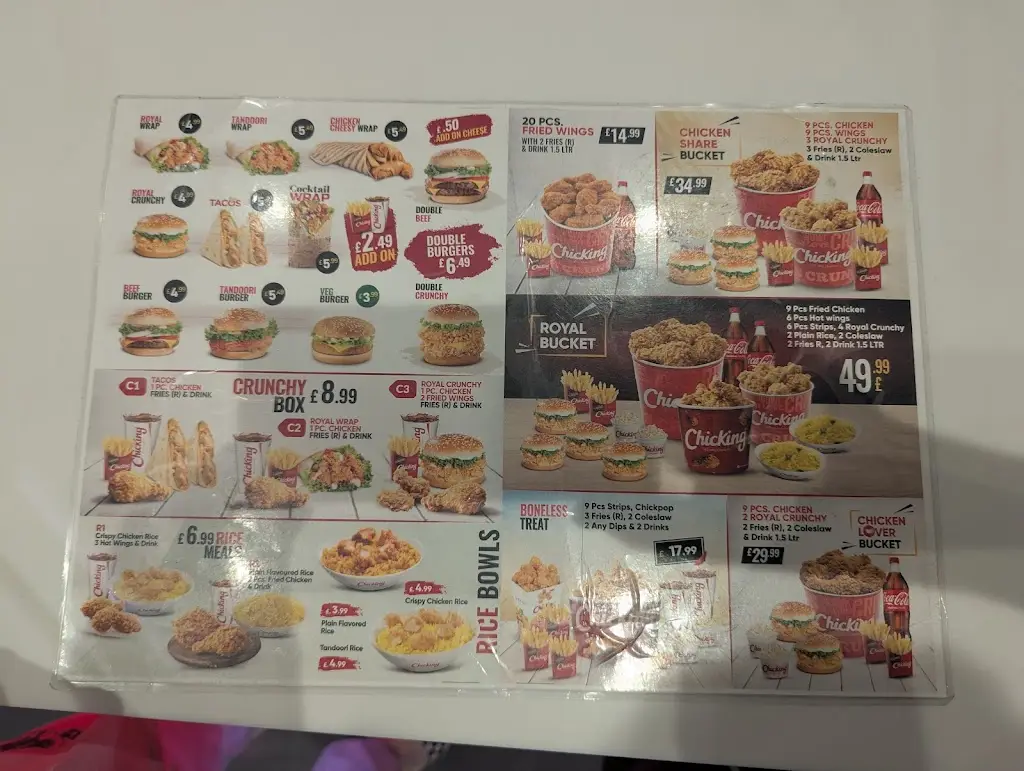 Menu_Chicking Uckfield_Uckfield_image_2