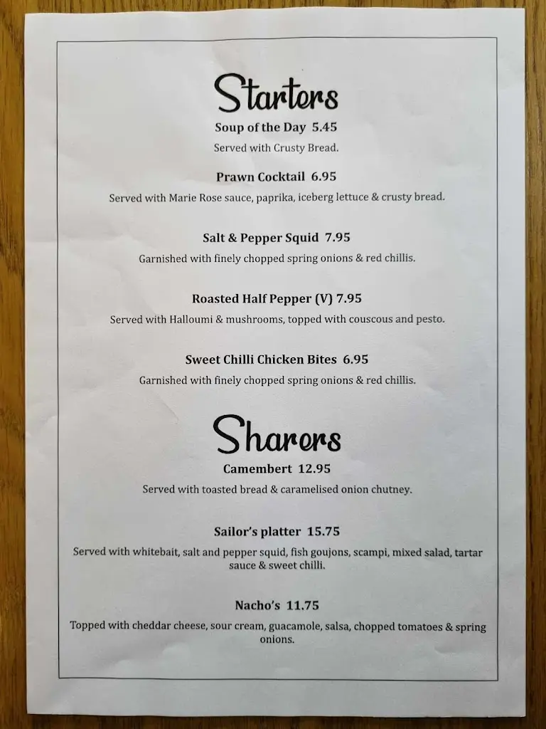 Menu_The Pig & Butcher_Uckfield_image_2