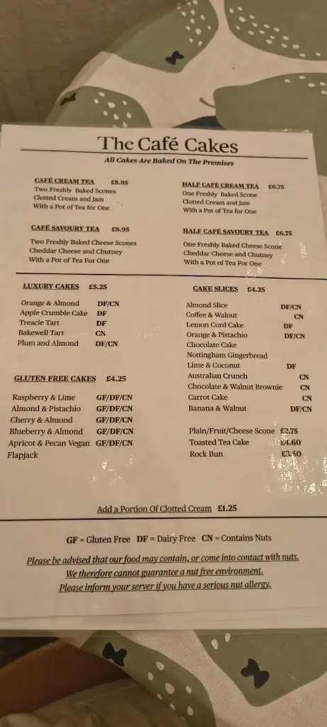 Menu_The Cafe_Topsham_immagine_1