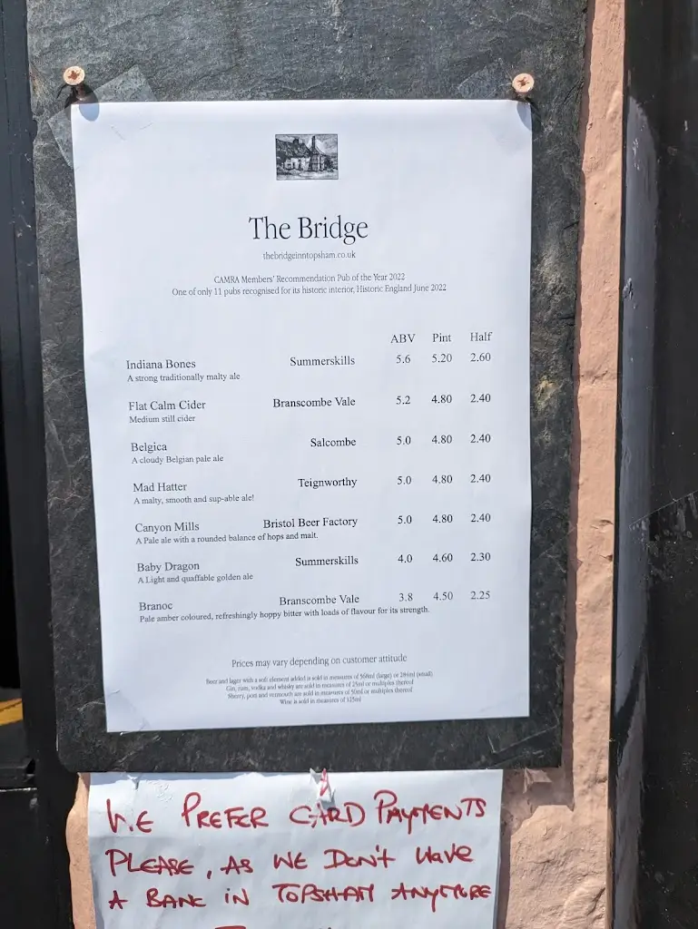 Menu_Bridge Inn_Topsham_image_3
