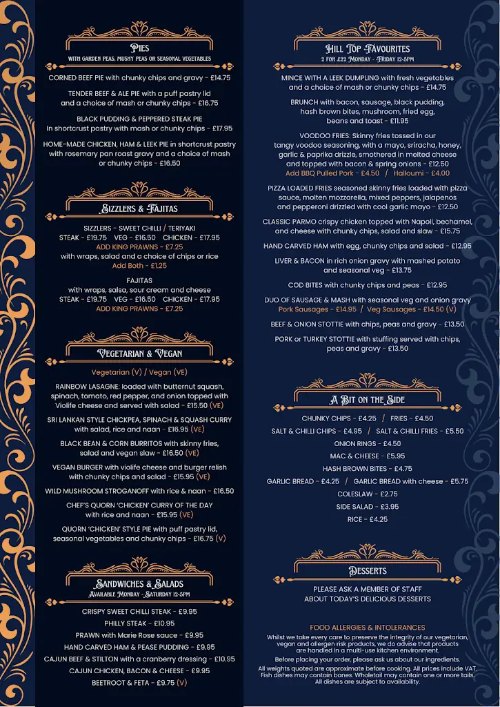 Menu_The New Board Inn_Ushaw Moor_image_2