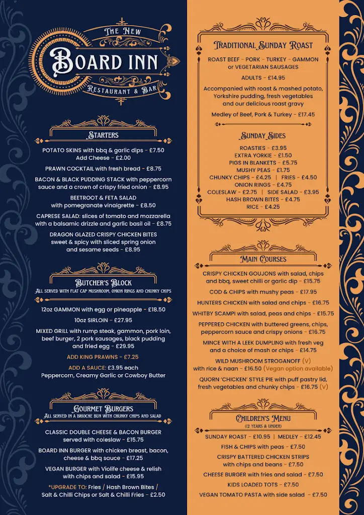 Menu_The New Board Inn_Ushaw Moor_image_3