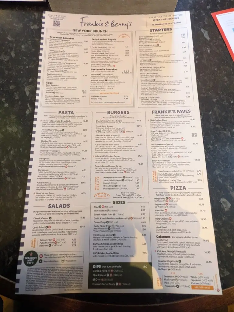 Menu_Frankie & Benny's_Trowbridge_image_1