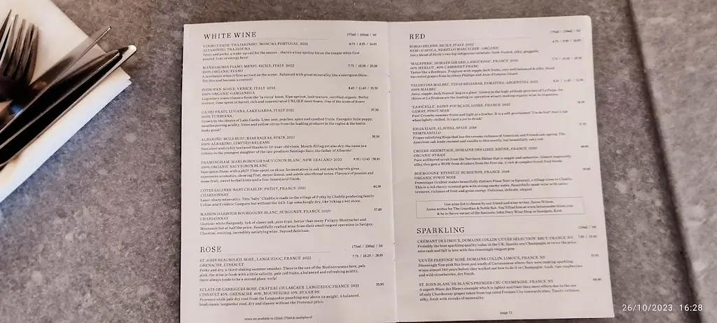 Menu_Redroaster at Brighton Dome_Beighton_image_3