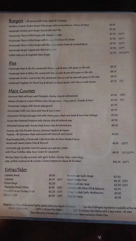Menu_The Kings Arms_Trowbridge_image_3