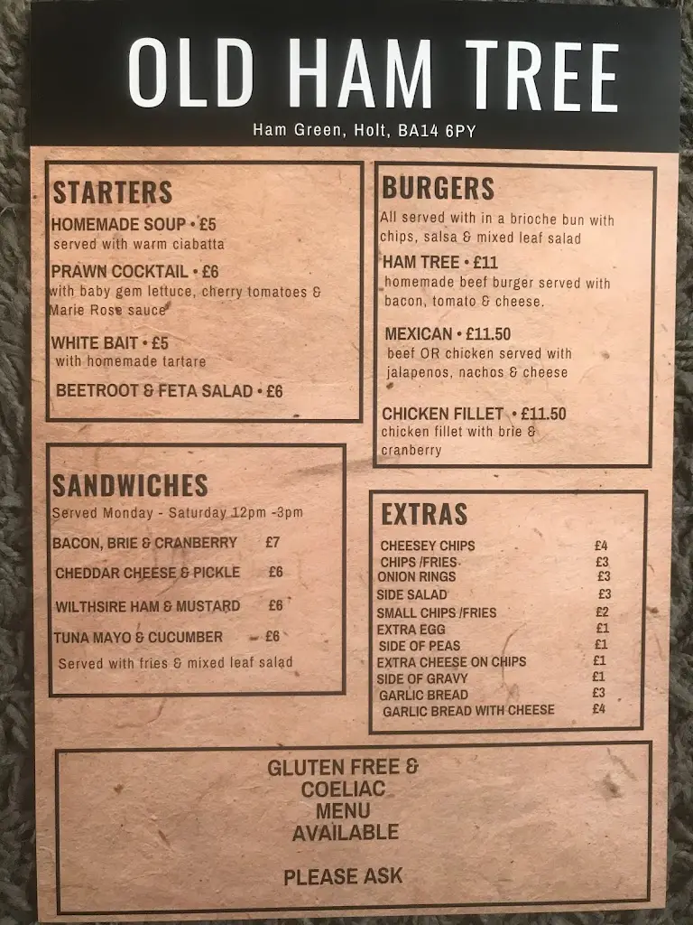 Menu_Old Ham Tree_Trowbridge_image_4